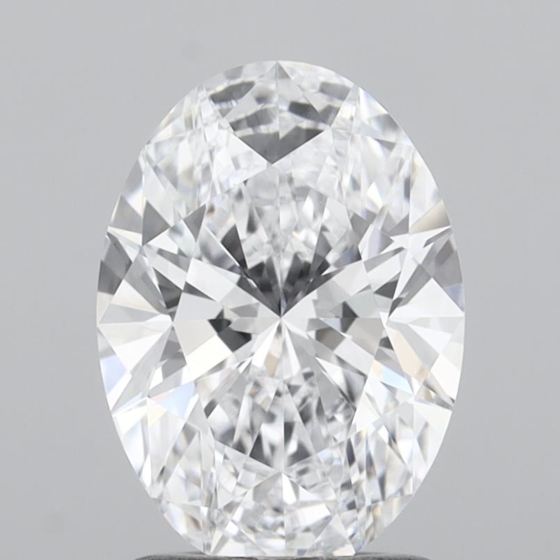 1.51 Carat Oval Shaped, D Color, VVS2 Clarity, IGI Certified Lab Grown Diamond
