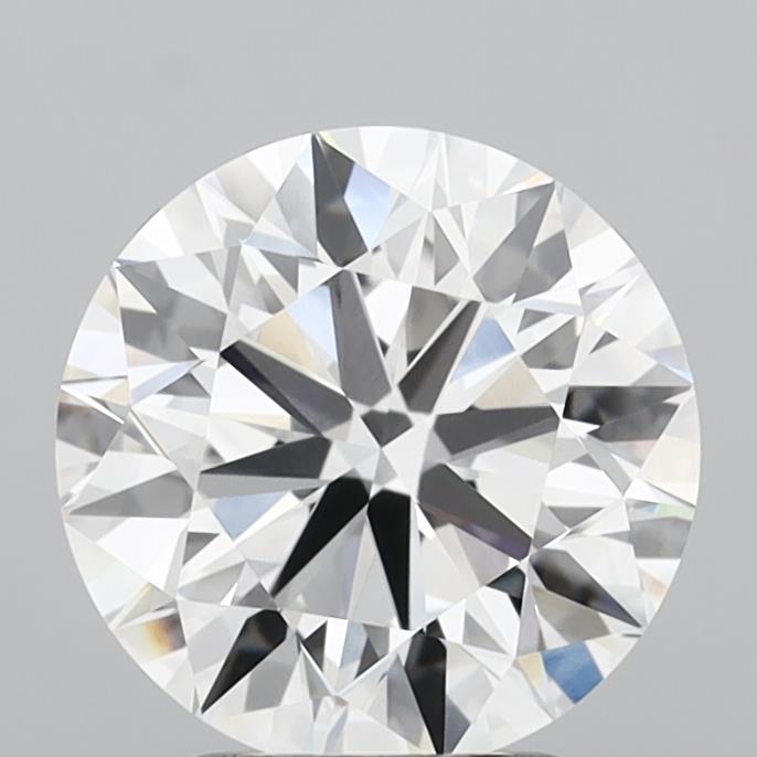 3.03 Carat Round Shaped, Ideal Cut, E Color, VVS2 Clarity, IGI Certified Lab Grown Diamond