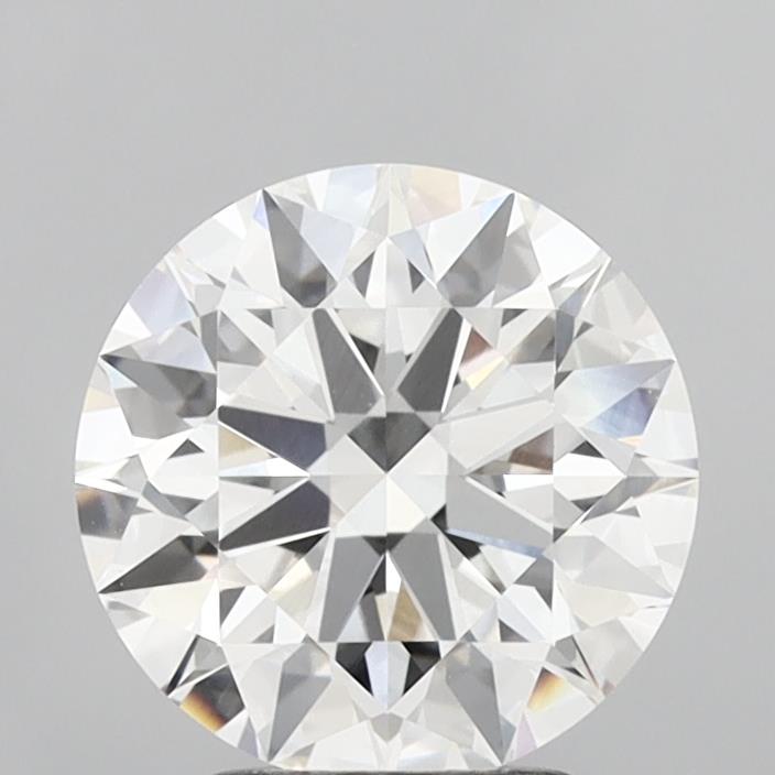 3.04 Carat Round Shaped, Ideal Cut, E Color, VVS2 Clarity, IGI Certified Lab Grown Diamond