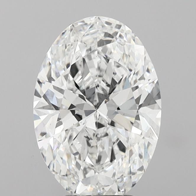 4.03 Carat Oval Shaped, Ideal Cut, D Color, VS2 Clarity, IGI Certified Lab Grown Diamond