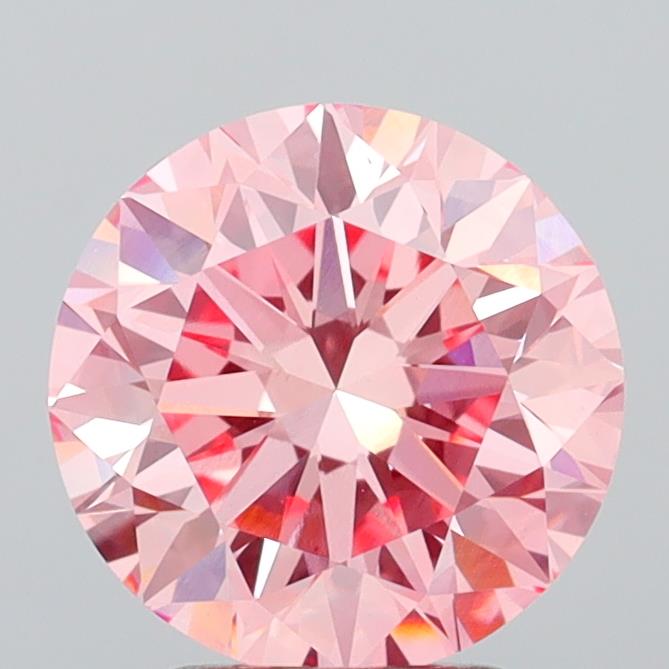 3.13 Carat Round Shaped, Very Good Cut, VVS2 Clarity, IGI Certified Lab Grown Diamond