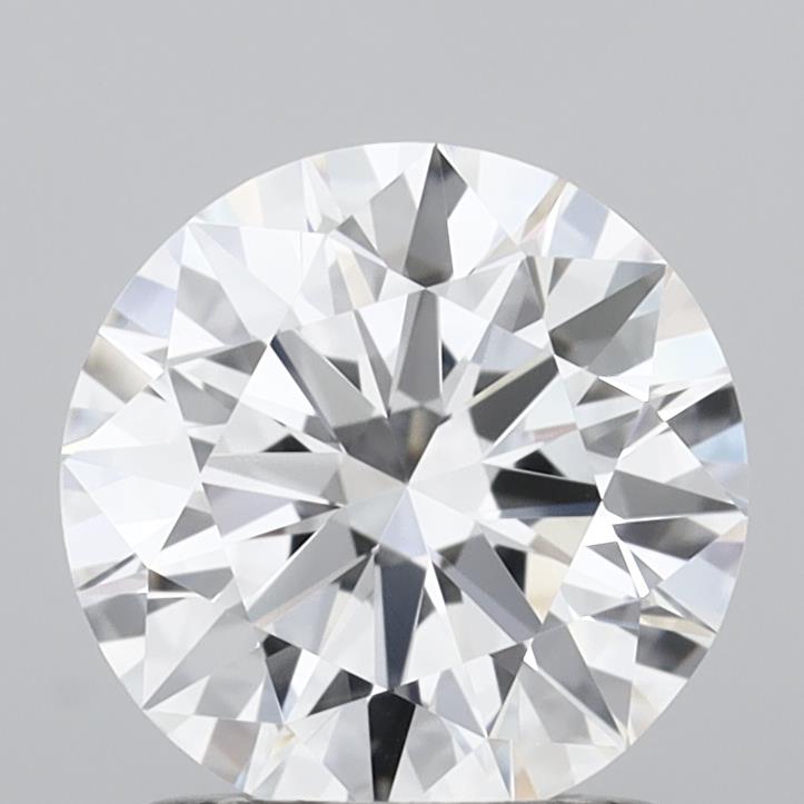 1.29 Carat Round Shaped, Excellent Cut, D Color, VVS2 Clarity, IGI Certified Lab Grown Diamond
