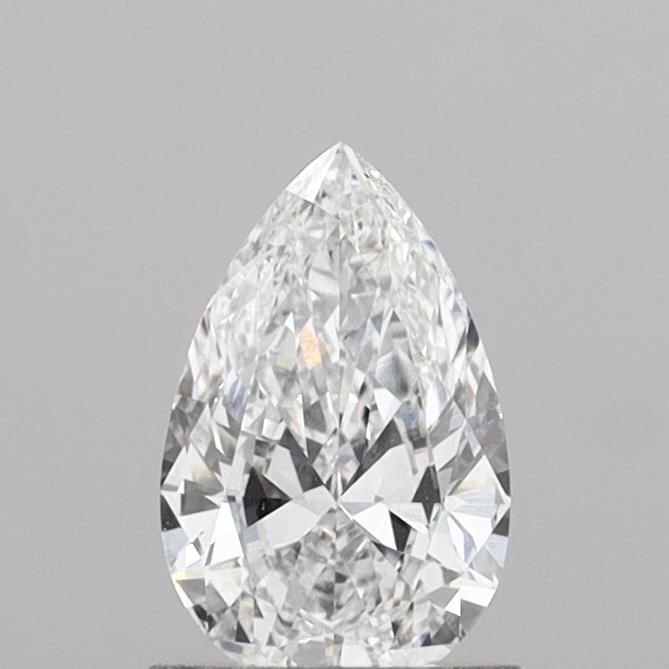 0.97 Carat Pear Shaped, Excellent Cut, D Color, VVS2 Clarity, IGI Certified Lab Grown Diamond