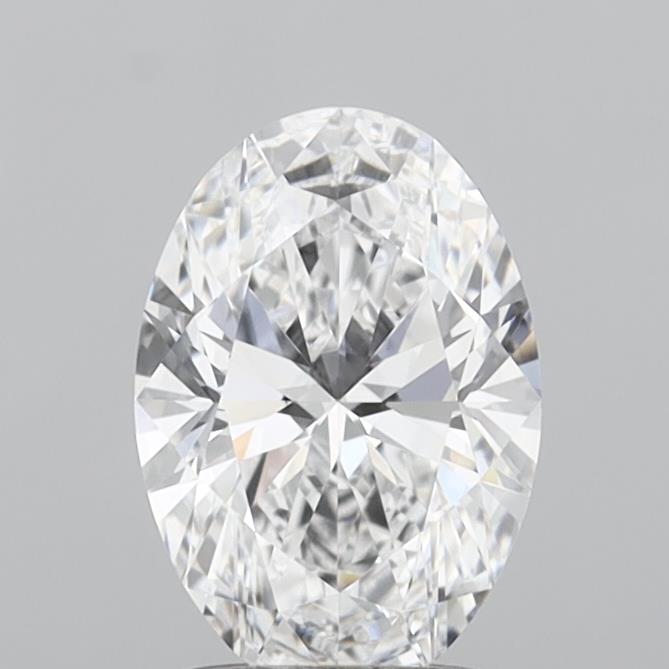 1.58 Carat Oval Shaped, Ideal Cut, D Color, VVS1 Clarity, IGI Certified Lab Grown Diamond