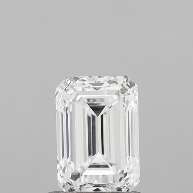 1.00 Carat Emerald Shaped, Ideal Cut, D Color, IF Clarity, IGI Certified Lab Grown Diamond