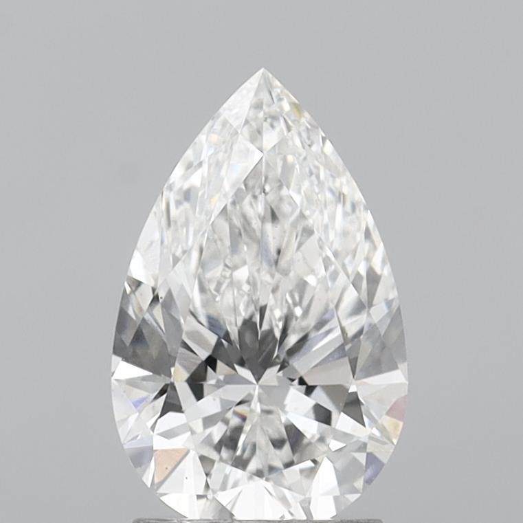 2.04 Carat Pear Shaped, Ideal Cut, F Color, VS1 Clarity, IGI Certified Lab Grown Diamond