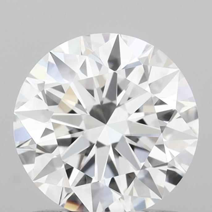 1.08 Carat Round Shaped, Excellent Cut, D Color, VVS1 Clarity, IGI Certified Lab Grown Diamond