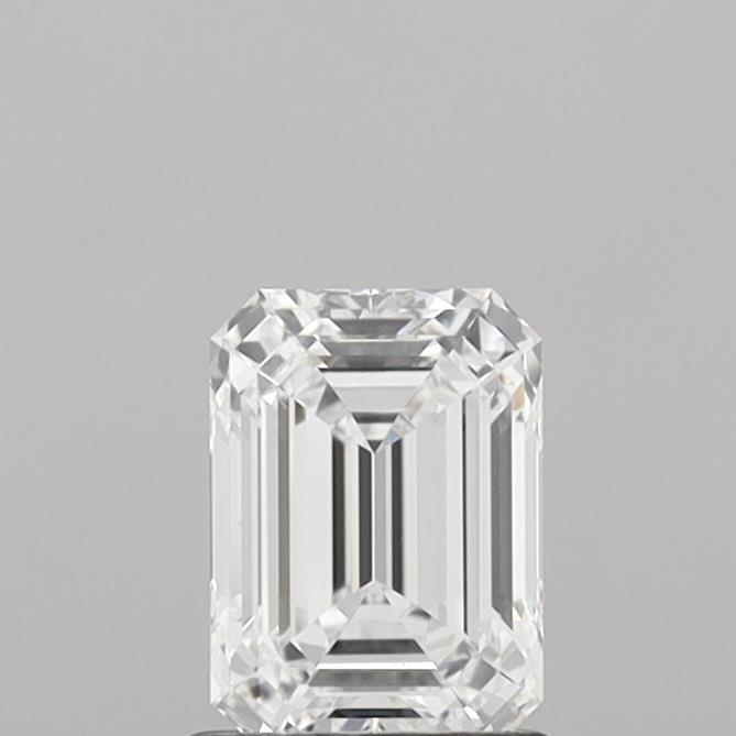 1.01 Carat Emerald Shaped, Ideal Cut, D Color, VS2 Clarity, IGI Certified Lab Grown Diamond