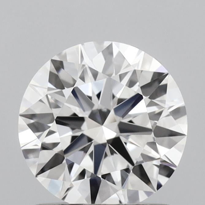 1.08 Carat Round Shaped, Ideal Cut, D Color, VVS2 Clarity, IGI Certified Lab Grown Diamond