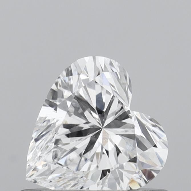 0.52 Carat Heart Shaped, Very Good Cut, D Color, VS2 Clarity, IGI Certified Lab Grown Diamond
