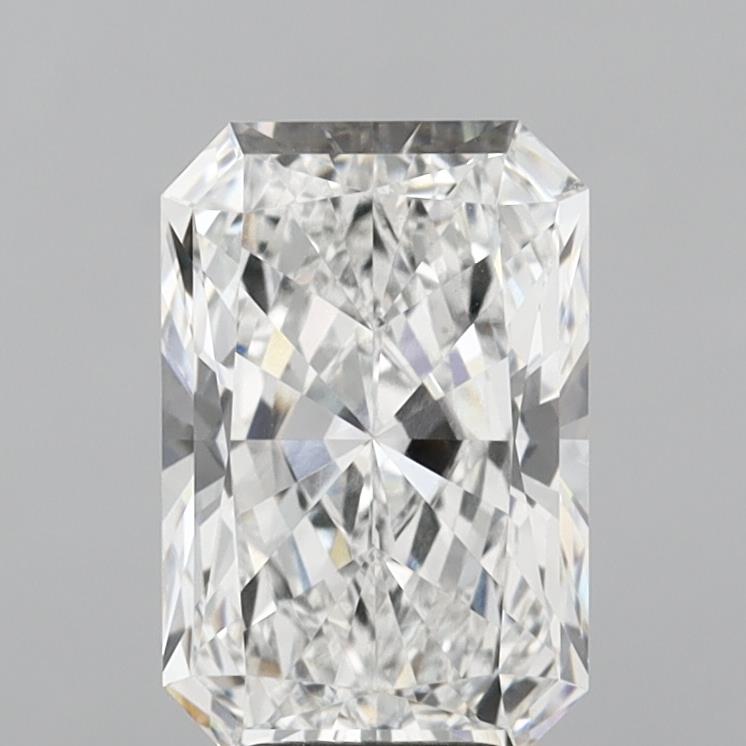 5.05 Carat Radiant Shaped, Ideal Cut, D Color, VVS2 Clarity, IGI Certified Lab Grown Diamond