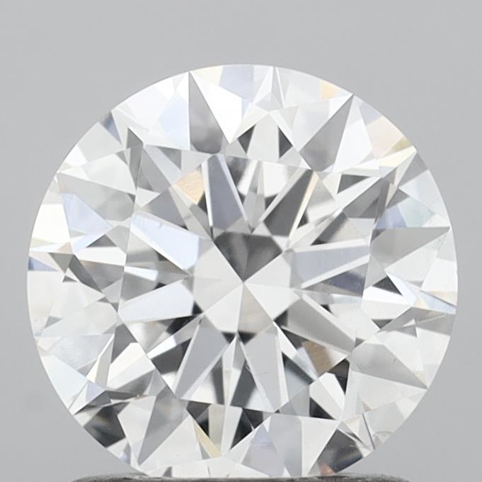 1.19 Carat Round Shaped, Ideal Cut, D Color, VS2 Clarity, IGI Certified Lab Grown Diamond