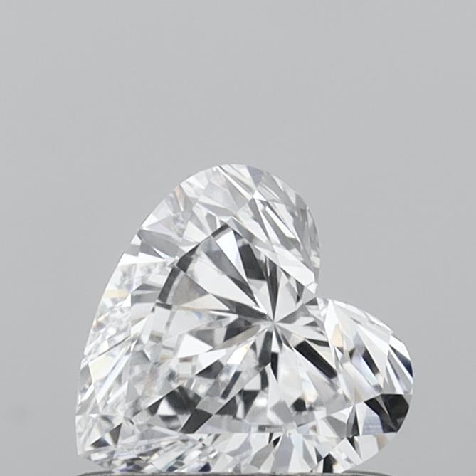 0.53 Carat Heart Shaped, Very Good Cut, D Color, VS1 Clarity, IGI Certified Lab Grown Diamond