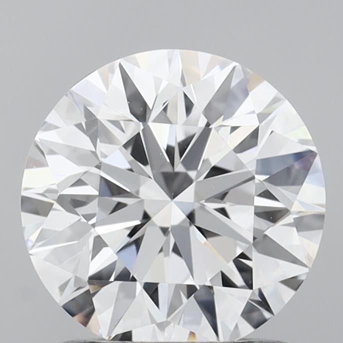 1.28 Carat Round Shaped, Excellent Cut, D Color, VS1 Clarity, IGI Certified Lab Grown Diamond