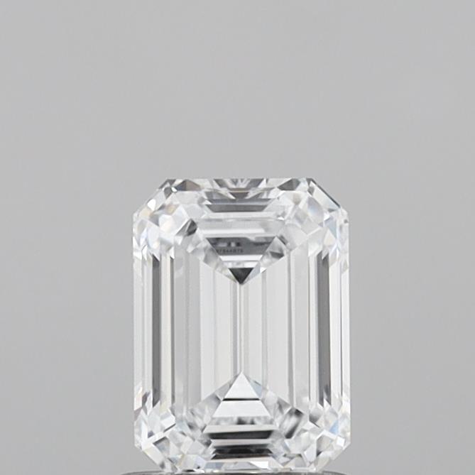 1.10 Carat Emerald Shaped, Ideal Cut, F Color, VVS1 Clarity, IGI Certified Lab Grown Diamond