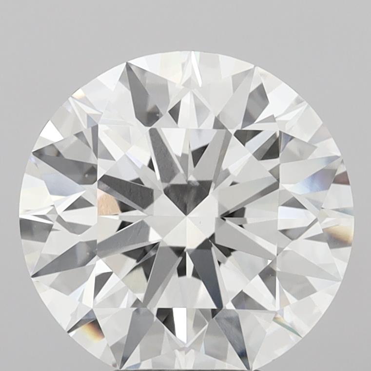 5.09 Carat Round Shaped, Ideal Cut, E Color, VVS2 Clarity, IGI Certified Lab Grown Diamond
