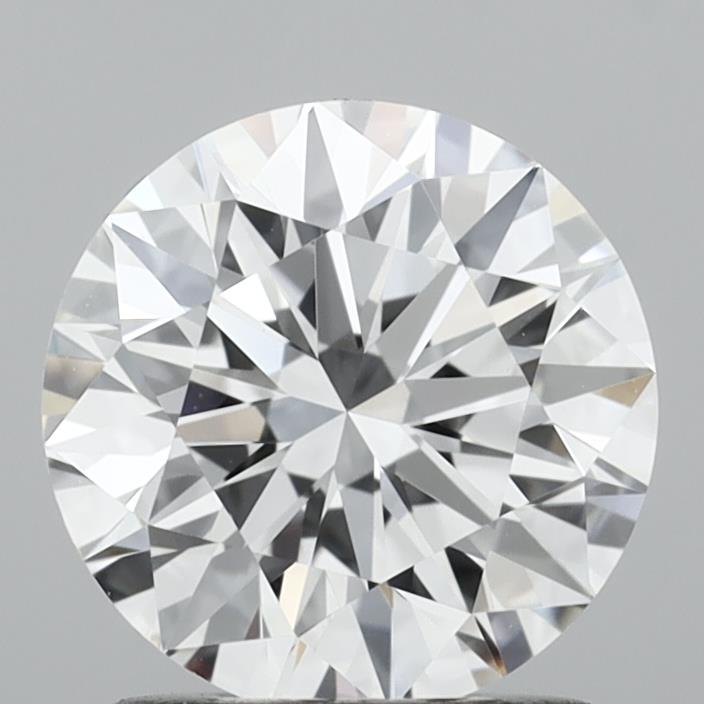 1.33 Carat Round Shaped, Excellent Cut, D Color, VVS2 Clarity, IGI Certified Lab Grown Diamond