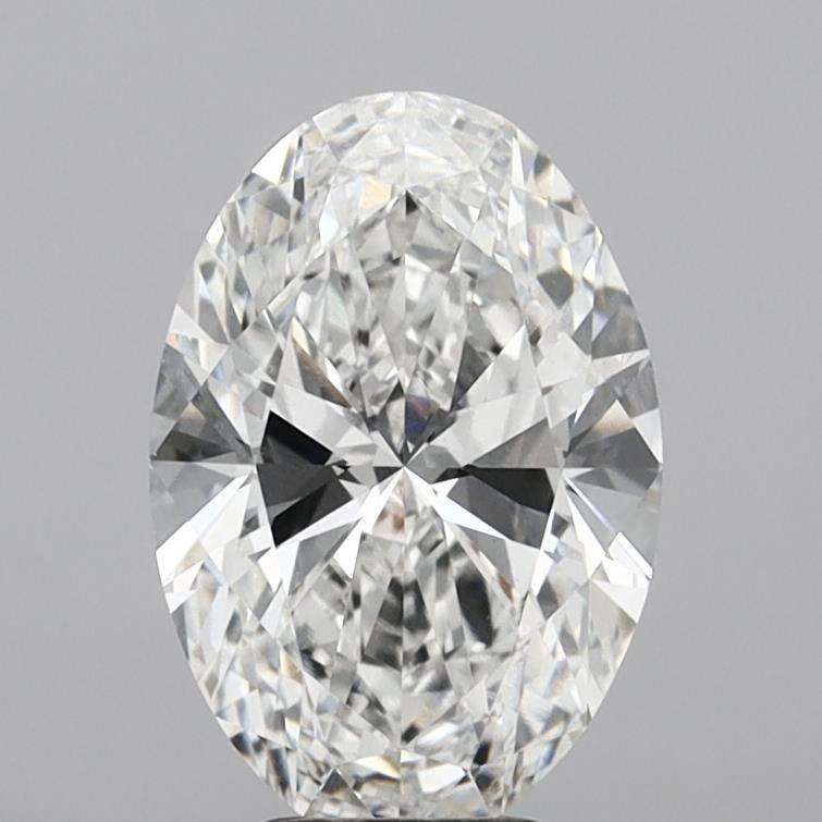 4.79 Carat Oval Shaped, Ideal Cut, F Color, VVS2 Clarity, IGI Certified Lab Grown Diamond