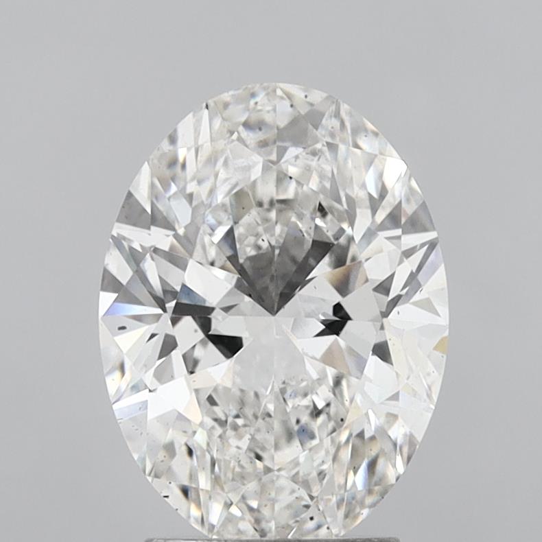 2.96 Carat Oval Shaped, Ideal Cut, F Color, SI1 Clarity, IGI Certified Lab Grown Diamond