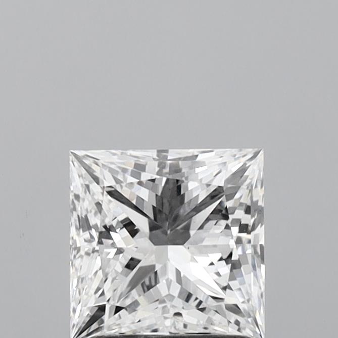 1.52 Carat Princess Shaped, Ideal Cut, E Color, VS1 Clarity, IGI Certified Lab Grown Diamond