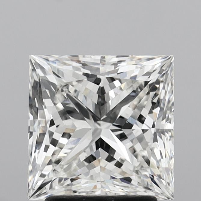 2.87 Carat Princess Shaped, Ideal Cut, G Color, VS1 Clarity, IGI Certified Lab Grown Diamond