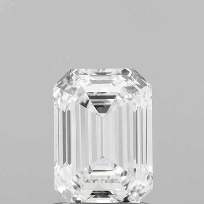 1.33 Carat Emerald Shaped, Ideal Cut, D Color, VS1 Clarity, IGI Certified Lab Grown Diamond