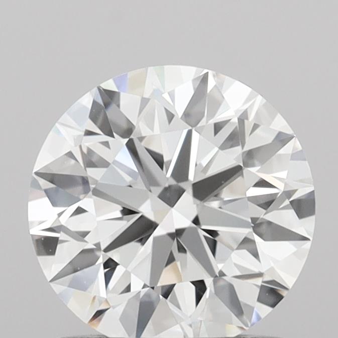 1.04 Carat Round Shaped, Ideal Cut, D Color, VVS2 Clarity, IGI Certified Lab Grown Diamond