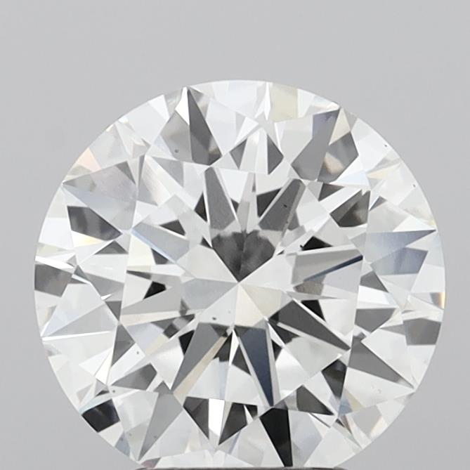 3.03 Carat Round Shaped, Excellent Cut, E Color, VS1 Clarity, IGI Certified Lab Grown Diamond