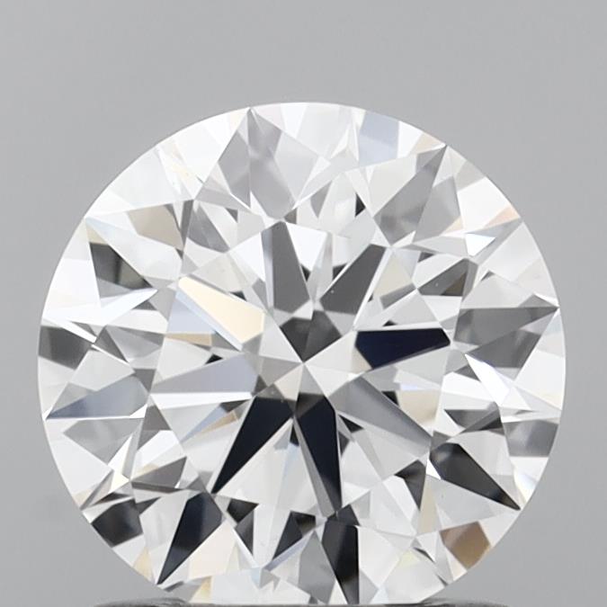 1.06 Carat Round Shaped, Ideal Cut, D Color, VVS2 Clarity, IGI Certified Lab Grown Diamond