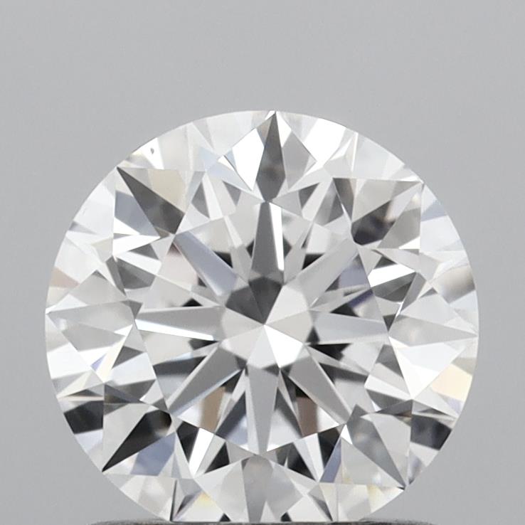 1.07 Carat Round Shaped, Ideal Cut, D Color, VS2 Clarity, IGI Certified Lab Grown Diamond