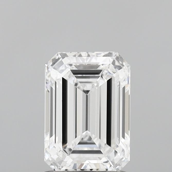 1.44 Carat Emerald Shaped, Ideal Cut, D Color, VS1 Clarity, IGI Certified Lab Grown Diamond