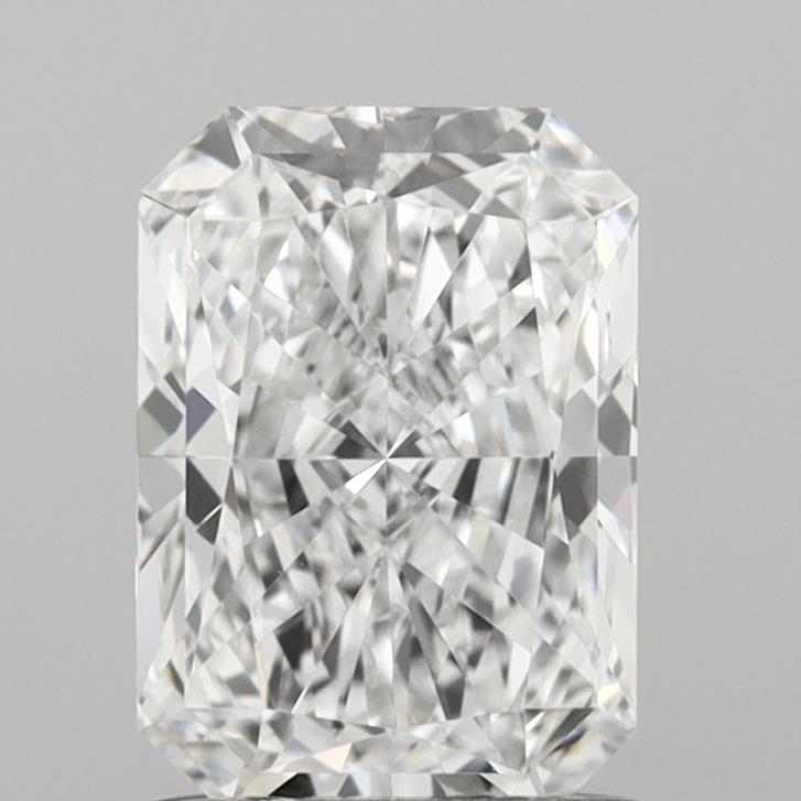 1.04 Carat Radiant Shaped, D Color, VS1 Clarity, IGI Certified Lab Grown Diamond