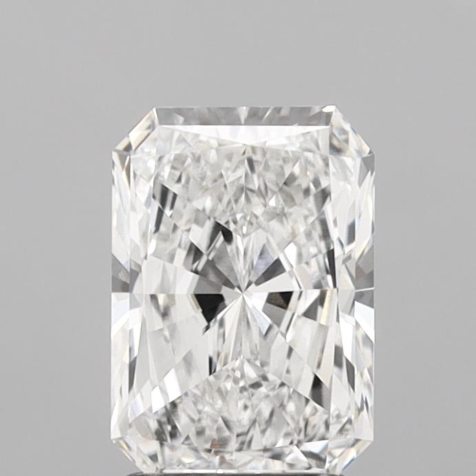1.92 Carat Radiant Shaped, Excellent Cut, E Color, VVS2 Clarity, IGI Certified Lab Grown Diamond