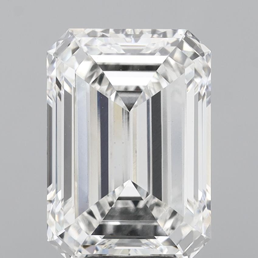 6.03 Carat Emerald Shaped, Ideal Cut, E Color, VS1 Clarity, IGI Certified Lab Grown Diamond