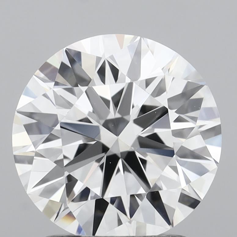 1.78 Carat Round Shaped, Ideal Cut, D Color, VVS1 Clarity, IGI Certified Lab Grown Diamond