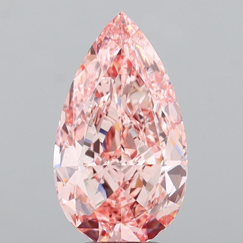 4.50 Carat Pear Shaped, Ideal Cut, VS1 Clarity, IGI Certified Lab Grown Diamond