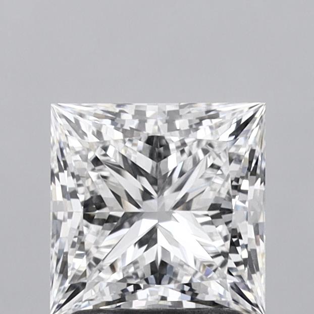 1.85 Carat Princess Shaped, Ideal Cut, D Color, VVS2 Clarity, IGI Certified Lab Grown Diamond