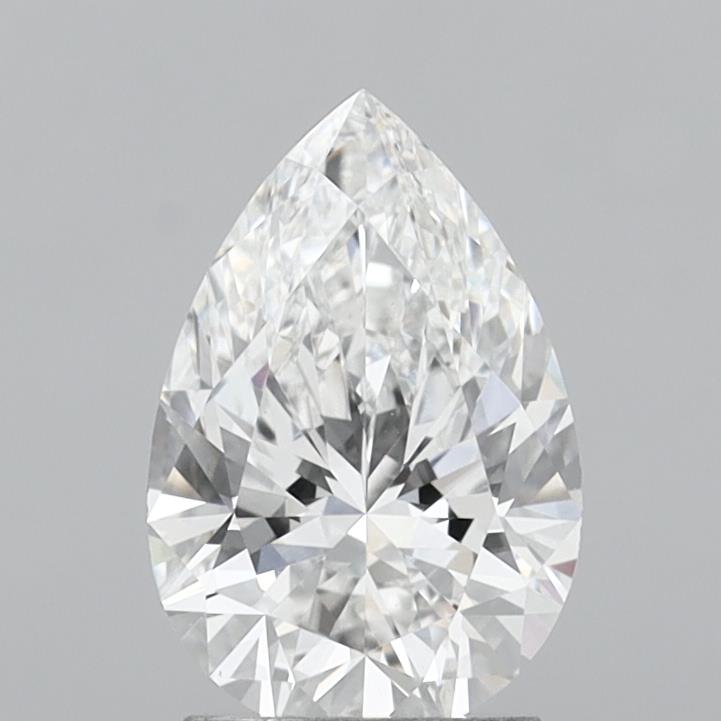 2.08 Carat Pear Shaped, Ideal Cut, D Color, VVS2 Clarity, IGI Certified Lab Grown Diamond