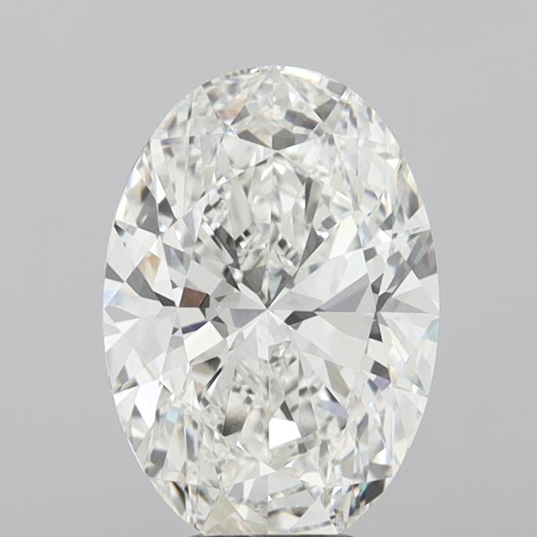 6.05 Carat Oval Shaped, Ideal Cut, G Color, VVS2 Clarity, IGI Certified Lab Grown Diamond