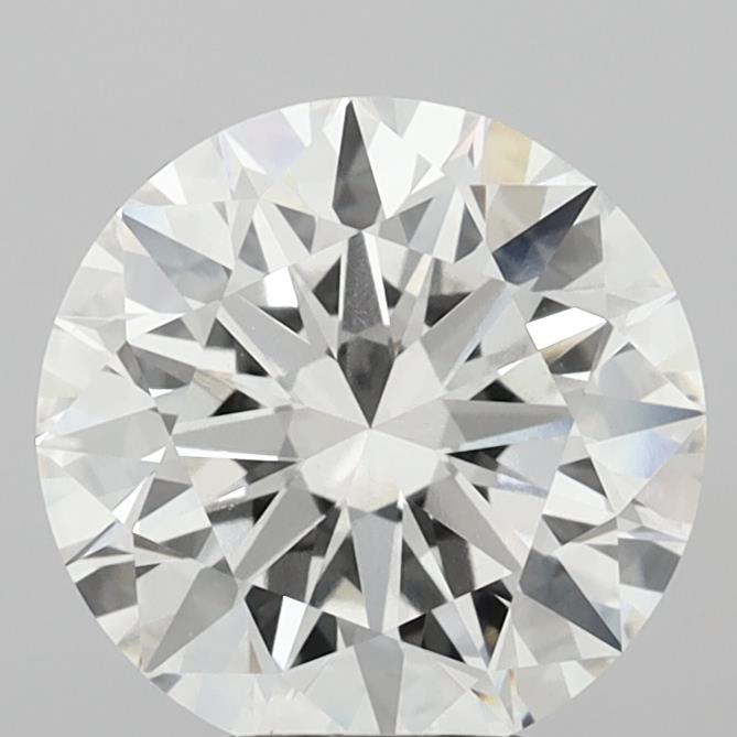 5.02 Carat Round Shaped, Ideal Cut, F Color, VVS2 Clarity, IGI Certified Lab Grown Diamond