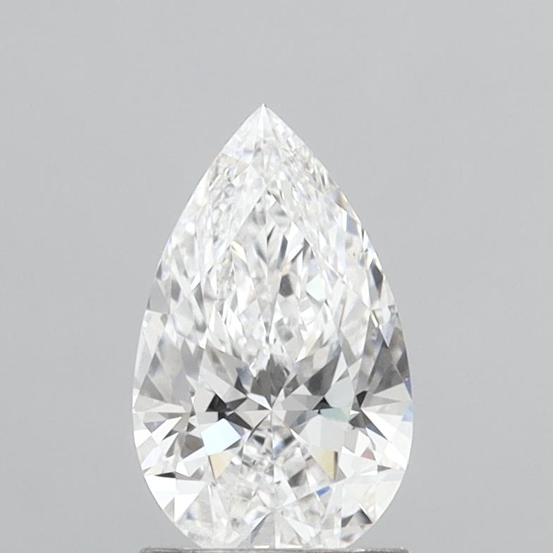 1.53 Carat Pear Shaped, Ideal Cut, D Color, VS1 Clarity, IGI Certified Lab Grown Diamond