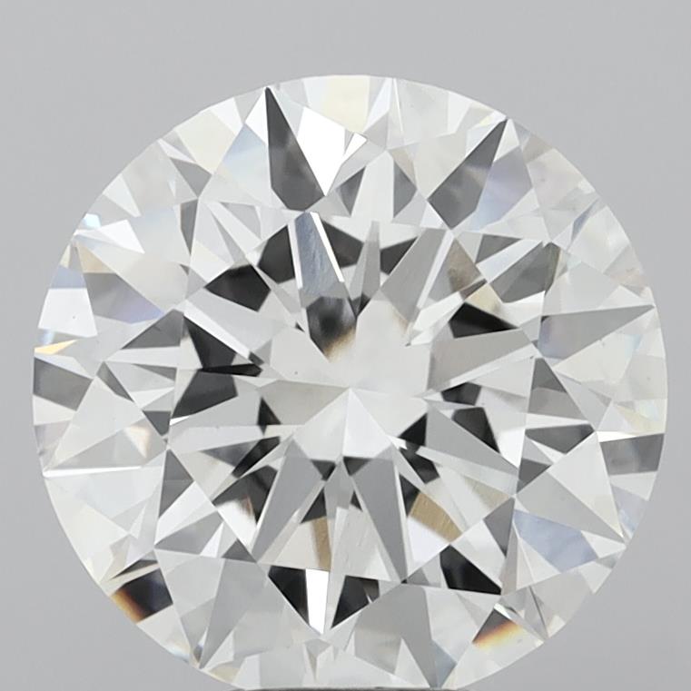 7.02 Carat Round Shaped, Excellent Cut, F Color, VVS2 Clarity, IGI Certified Lab Grown Diamond
