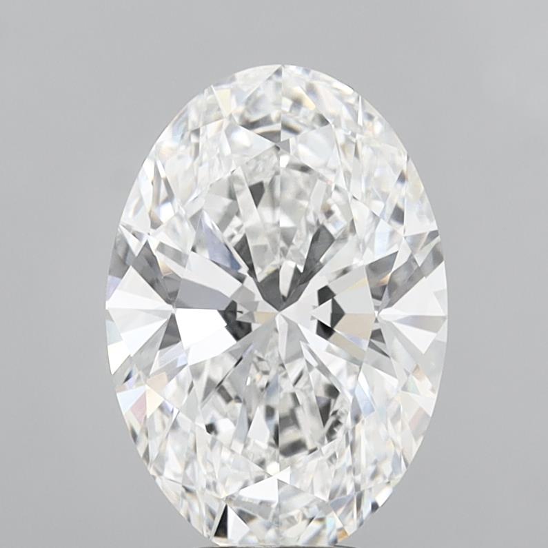 6.02 Carat Oval Shaped, Ideal Cut, E Color, VVS1 Clarity, IGI Certified Lab Grown Diamond
