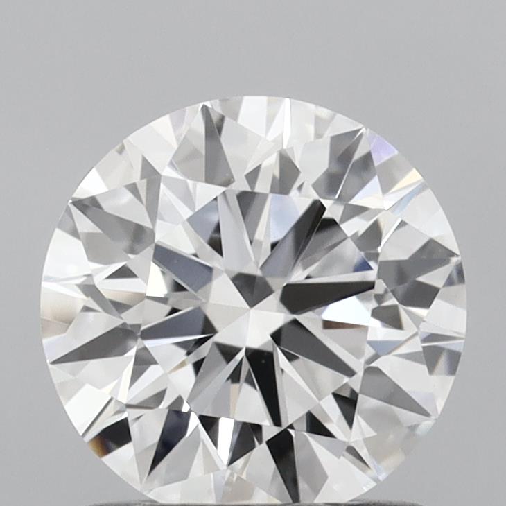1.02 Carat Round Shaped, Ideal Cut, D Color, VVS2 Clarity, IGI Certified Lab Grown Diamond