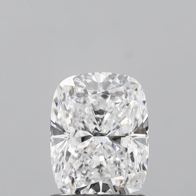 1.01 Carat Cushion Shaped, Ideal Cut, D Color, VVS2 Clarity, IGI Certified Lab Grown Diamond