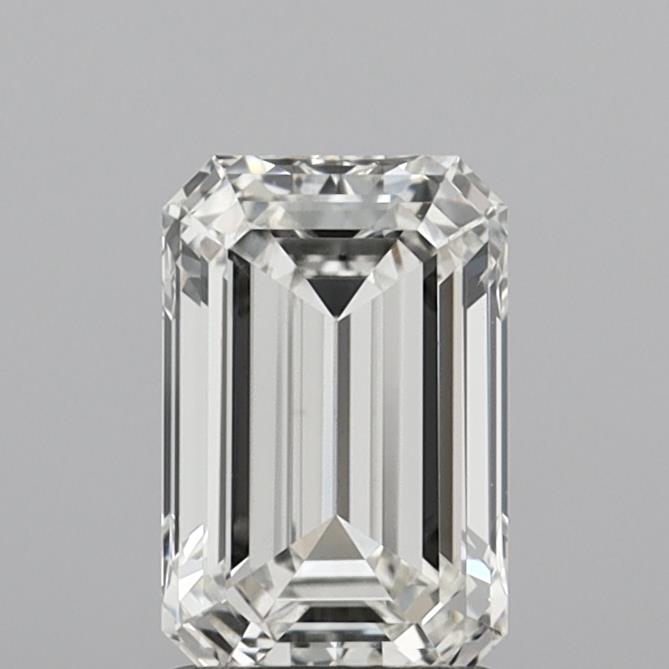 1.67 Carat Emerald Shaped, Ideal Cut, G Color, VS1 Clarity, IGI Certified Lab Grown Diamond