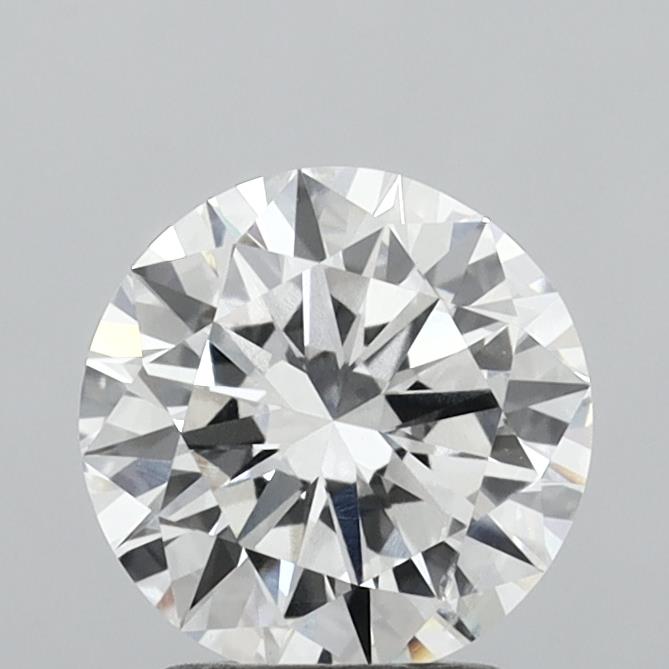 1.99 Carat Round Shaped, Excellent Cut, F Color, SI1 Clarity, IGI Certified Lab Grown Diamond