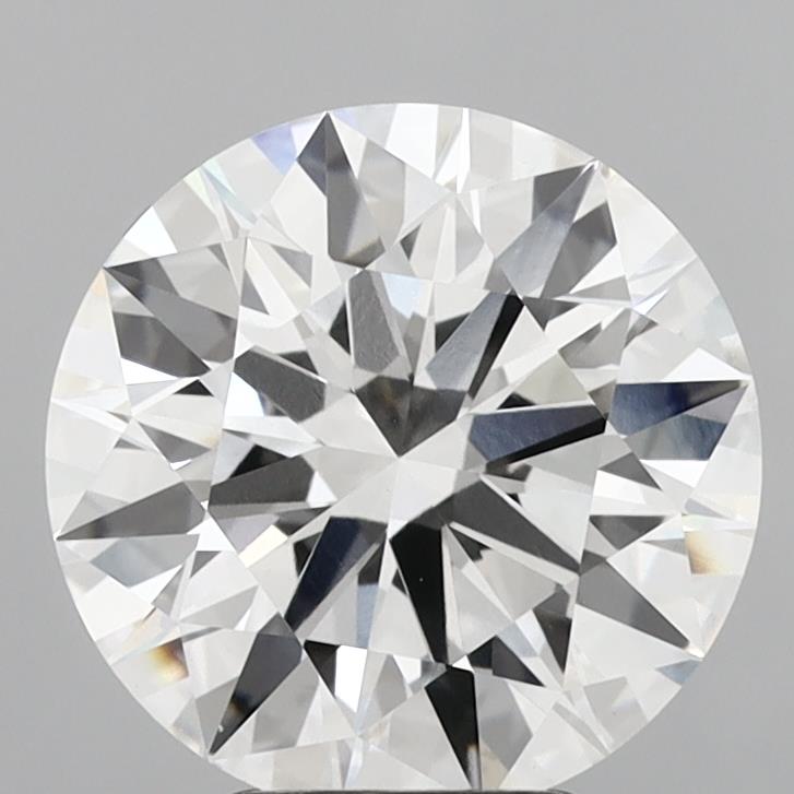 4.41 Carat Round Shaped, Excellent Cut, E Color, VVS2 Clarity, IGI Certified Lab Grown Diamond