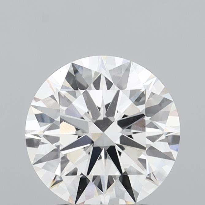 2.04 Carat Round Shaped, Ideal Cut, E Color, VVS1 Clarity, IGI Certified Lab Grown Diamond