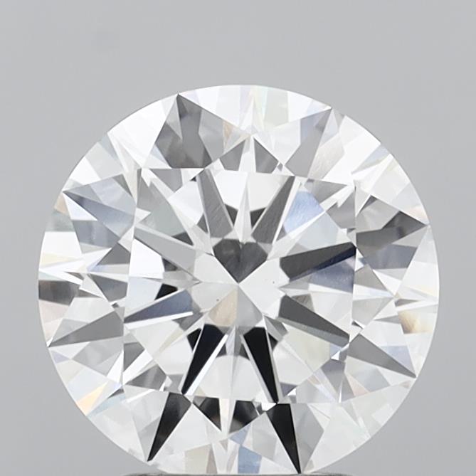 2.80 Carat Round Shaped, Excellent Cut, E Color, VVS2 Clarity, IGI Certified Lab Grown Diamond